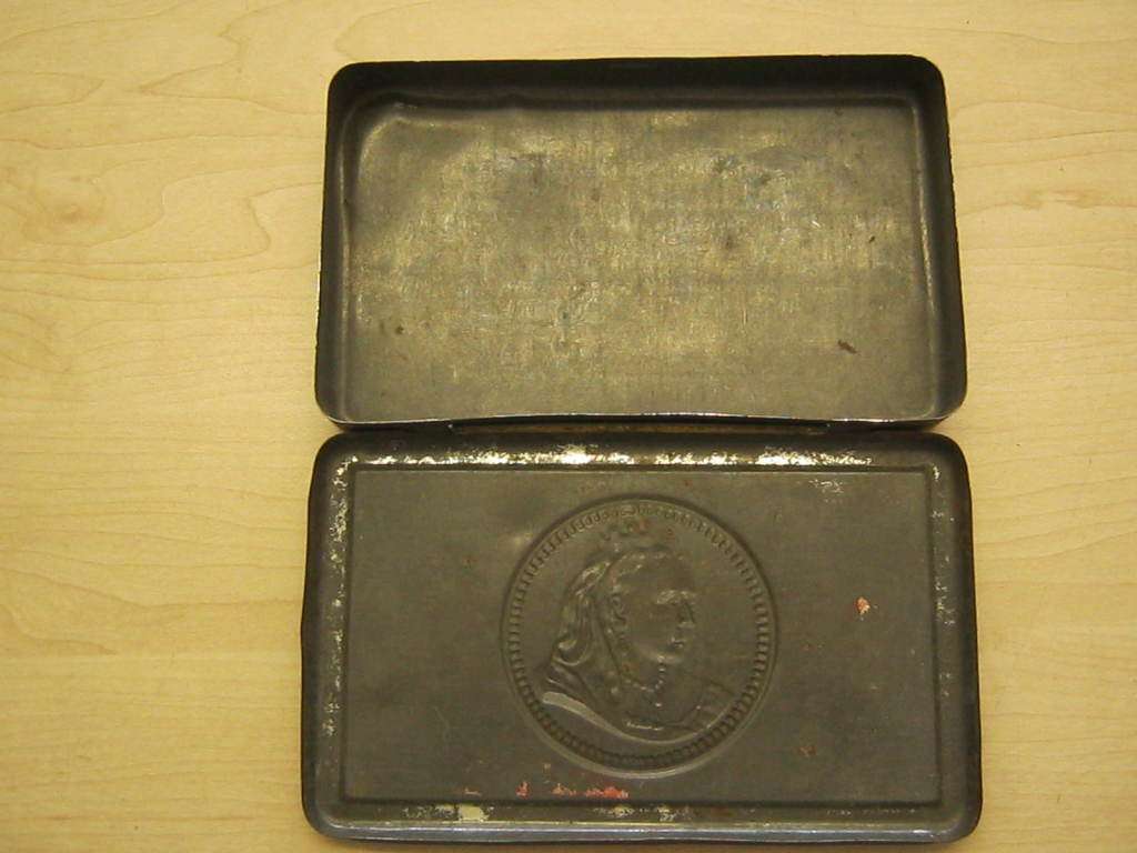 Boer war Victorian gift tin.